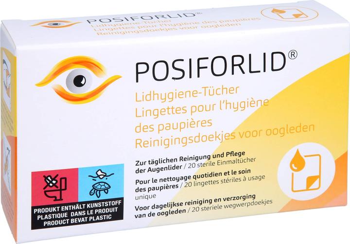 Produktbild Pharma Medica Posiforlid Lidhygienetuech, 20 St TUE (Reinigungstücher)