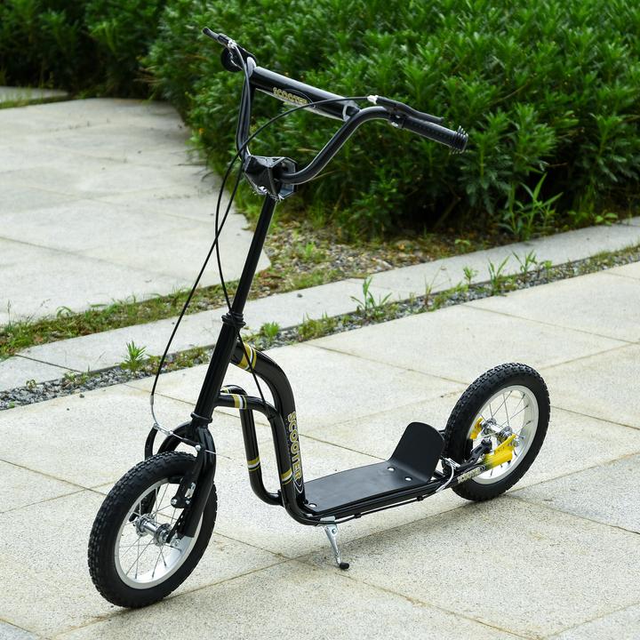 Actual product image Homcom Pedal scooter with handbrake