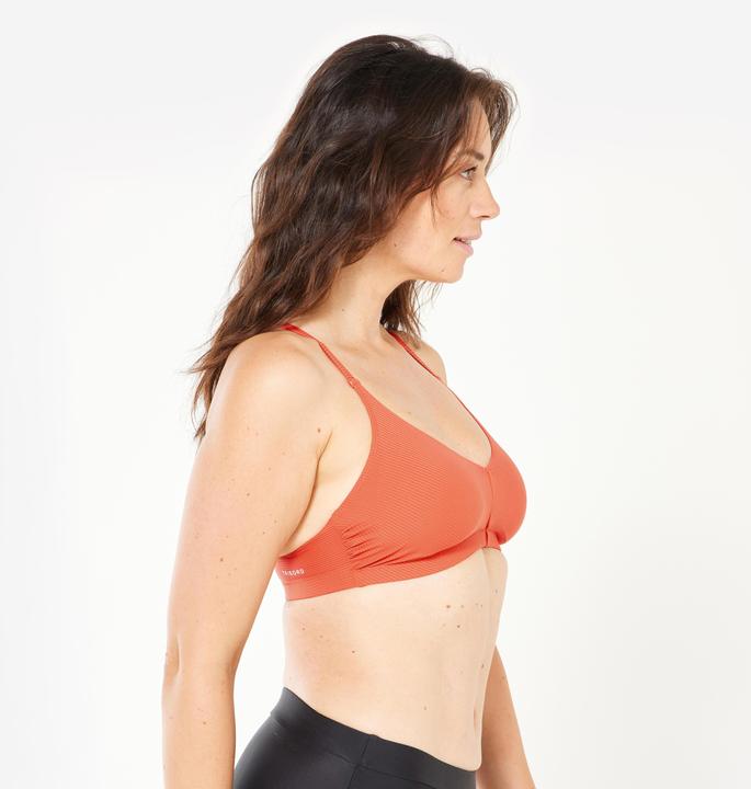 Immagine prodotto Nabaiji Sportbikini Oberteil Damen strukturiert - Lila Simy terracotta (XL)