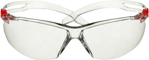 Produktbild 3M SecureFit SF501SGAF-RED Schutzbrille mit Antibeschlag-Schutz Transparent, Ora