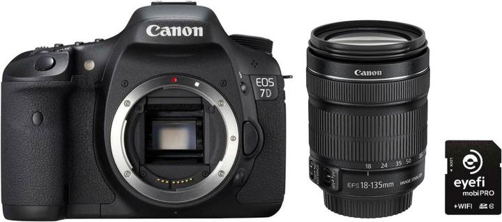 Produktbild Canon EOS 7D II, 18-135mm, f/3.5-5.6 IS STM Kit mit gratis 32GB SD-Karte (Eye-Fi)