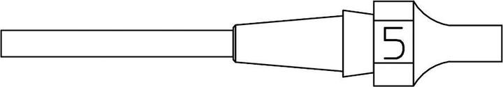 Actual product image Weller Erem Desoldering tip Desoldering nozzle 3.3mm (Desoldering tip)