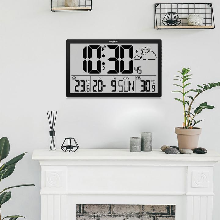 Immagine prodotto No Name Orologio da parete LCD temperatura data GB218