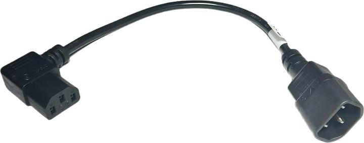 Produktbild MicroConnect Power adapter C13 C14 angled (0.30 m)