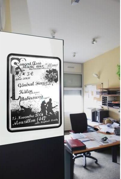 Produktbild Tarifold Djois Rahmen 195067, PVC, transparent (A3)