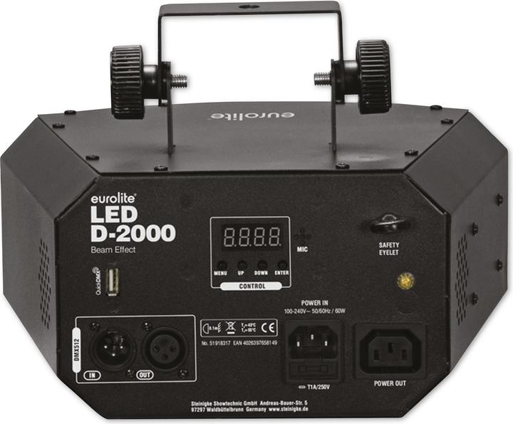 Actual product image Eurolite LED D-2000 beam effect