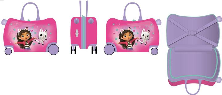 Immagine prodotto Van der Meulen Carrello cavalcabile della casa delle bambole di Gabby (Bagaglio a mano (fino a 50 litri))