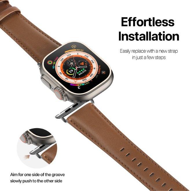 Immagine prodotto Dux Ducis Bracciale in vera pelle serie YS (38 mm, 40 mm, 41 mm, Vera pelle, Apple Watch Series 2, Apple Watch Series 3, Apple Watch Series 1, Apple Watch Serie 4, Apple Watch Serie 5, Apple Watch Serie 6, Apple Watch Series 7, Apple Watch Series 8, Apple Watch Series 9, Apple Watch SE)