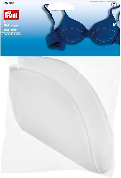 Immagine prodotto Prym Inserti per reggiseno, bianchi taglia S, confezione da 2 pezzi.