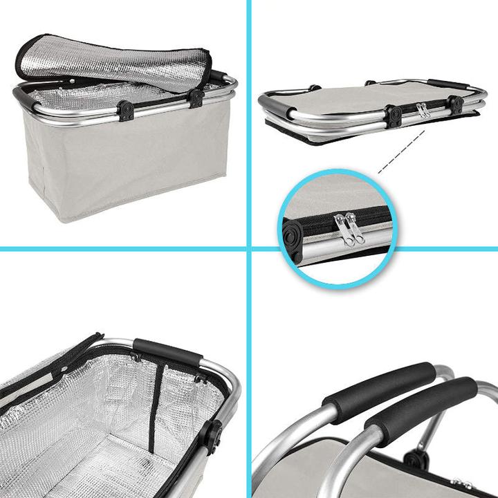 Actual product image Hermex Shopping Basket Carry Basket Cooler Bag Picnic Basket (25 l)