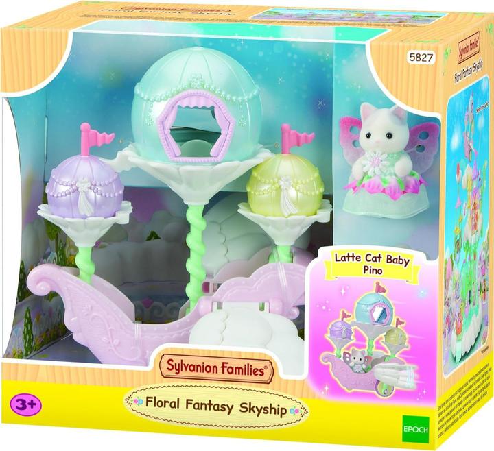 Actual product image Sylvanian Families Magic balloon ship with figure