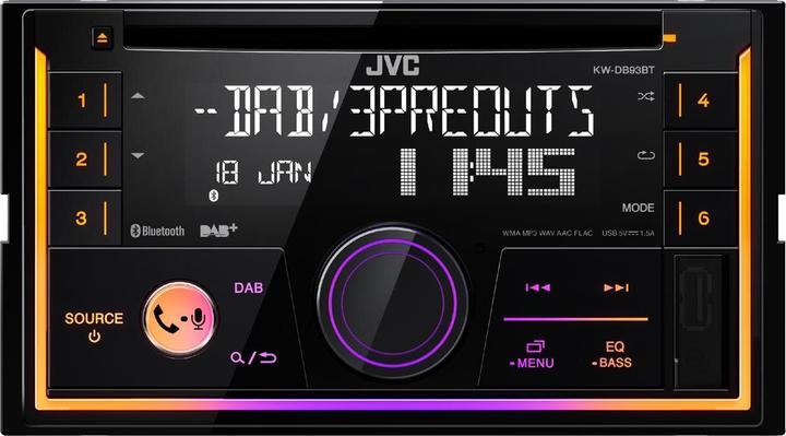 JVC KWDB93BT inkl. DABAntenne (Android Auto)