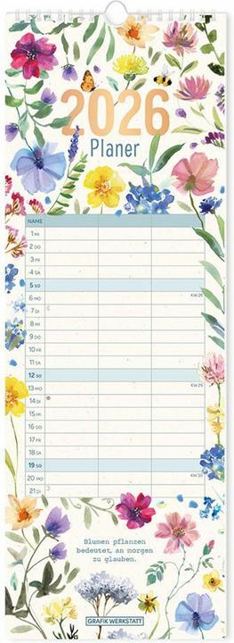 Paarplaner 2026 Floral (Harter Einband, Deutsch)