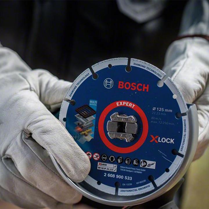 Actual product image Bosch Professional Zubehör EXPERT Diamond Metal Wheel X-LOCK cutting disc, 125 x 22.23 mm