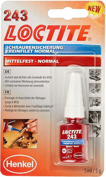 Produktbild Loctite Schraubensicherung 243 (20 g, 5 ml)