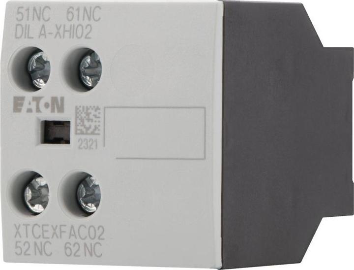 Image du produit Eaton 276420 Module de contact auxiliaire, 2 N.F., montage en surface, connexion vissée