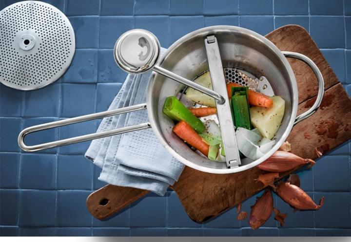 Produktbild WMF Passiermühle 19x11,5cm zerlegbar 3 Lochscheiben Gourmet Cromargan Edelstahl