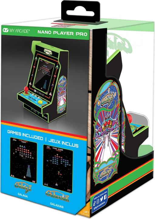 Produktbild MyArcade My Arcade DGUNL-4197 Galaga/Galaxian Nano Player Pro Portable Retro Arcade (2 GAMES IN 1)