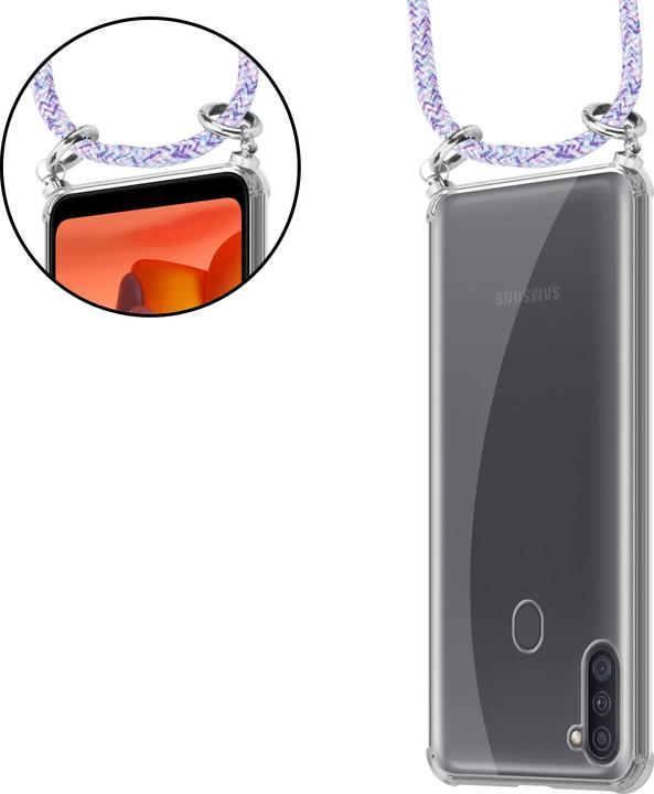 Produktbild Cadorabo TPU Handy Kette SILBER Cover