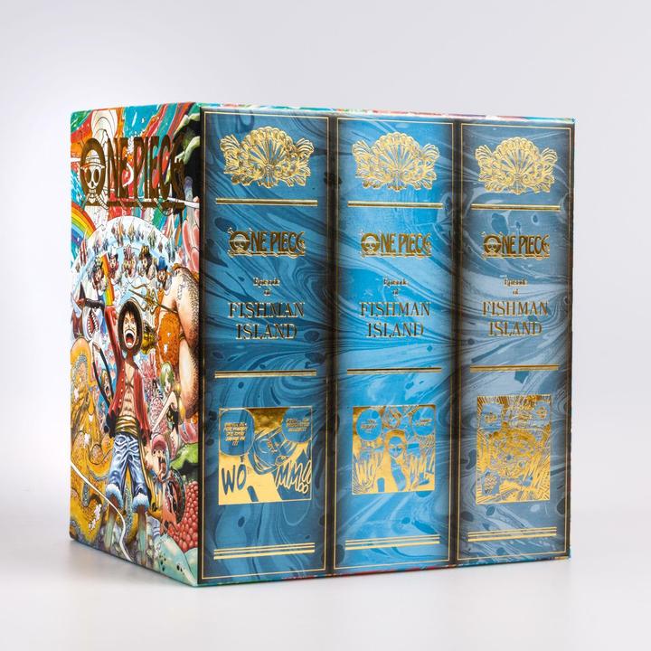 Image du produit One Piece Sammelschuber 7: Fishman Island (inklusive Band 62-70) (Allemand, Eiichiro Oda, 2025)