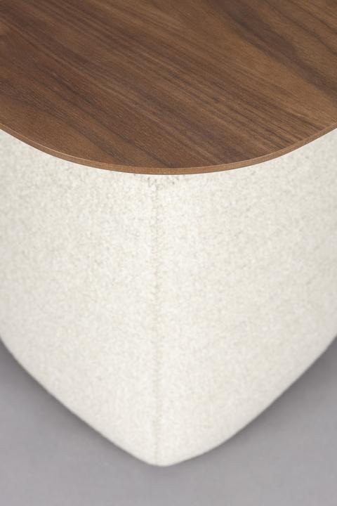 Actual product image Dutchbone Shelly Side Table Cinnamon Right Chaise Longue