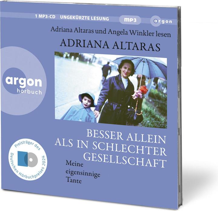 Produktbild Besser allein als in schlechter Gesellschaft (Adriana Altaras, Angela Winkler, Deutsch)