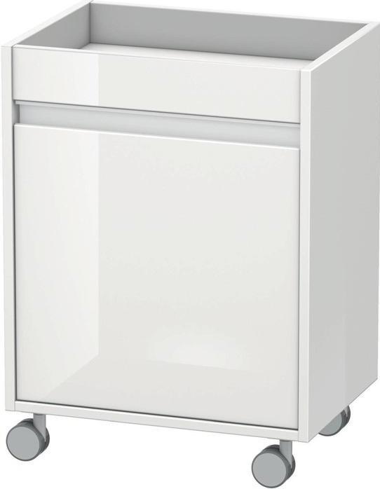 Duravit Rollcontainer KETHO 360x500x670mm Ans links weiss hochglanz