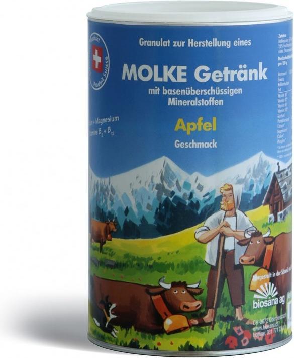 Actual product image Biosana Whey granules apple (1 Piece, Granulate, 500 g)