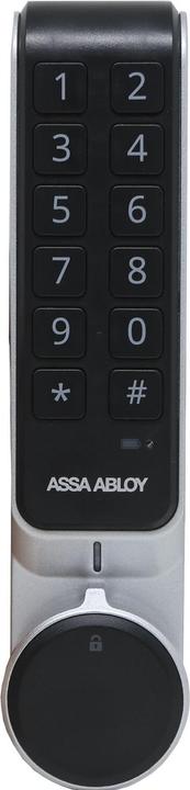 Assa Abloy Elektronisches Schrankschloss ML53PA PIN-vertikal Kurzform,TS 1-16mm (Elektronische Zahlenkombination)