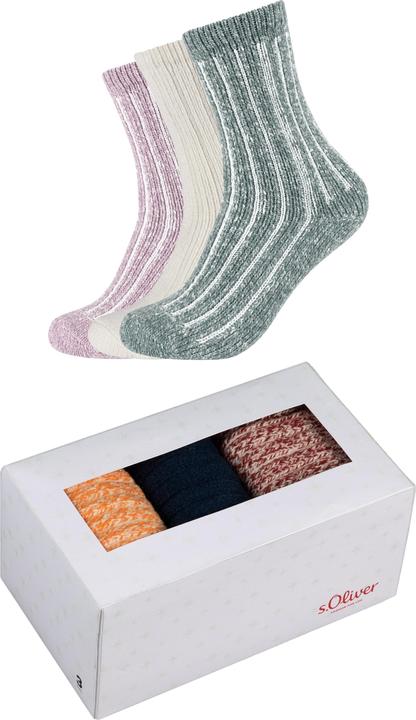 Image du produit S.Oliver Boîte à chaussettes (Lot de 3, 39, 42)