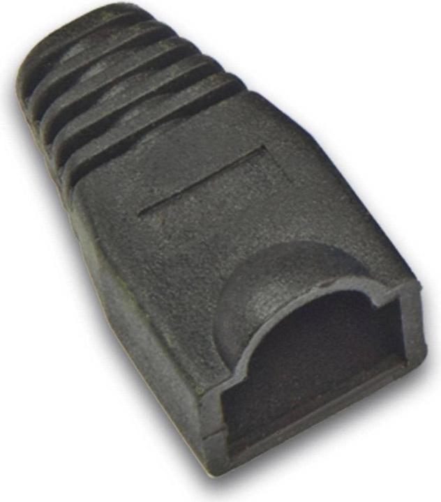 Wirewin Knickschutztülle RJ-45 Schwarz, 100 Stück (Stecker Tülle)