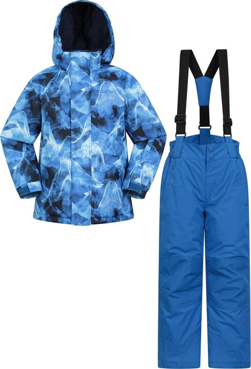 Actual product image Mountain Warehouse Childrens/Kids Wave Pattern Ski Jacket & Trousers (104)