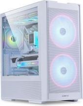 Produktbild Lian-Li Boitier Moyen Tour ATX Lancool 206 avec panneau vitré (Blanc) (ATX, mATX, Mini-ITX)