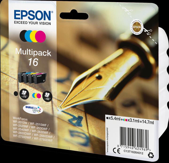 Immagine prodotto Epson 16 DuraBrite Ultra (M, C, Y, FC)