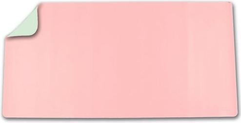 Actual product image Deflecto Schreibtischunterlage Kunstleder, Leder, PVC Grün, Rosa (120 x 60 cm)