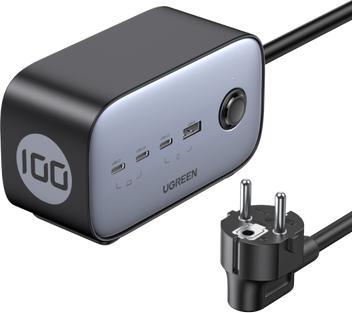 Ugreen Cube CD268 65W USB / USB C + 3x AC (3 x, USB-A, USB-C, CEE 7/4, 1.80 m)