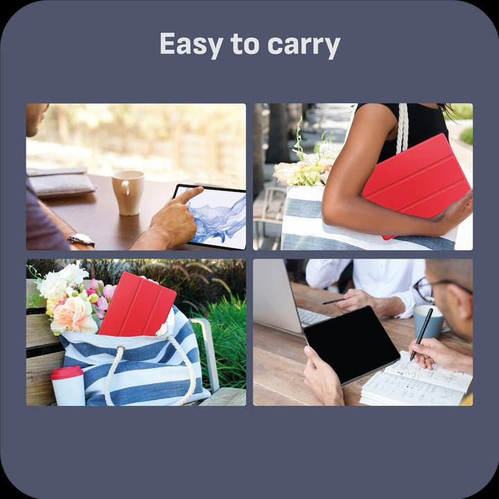 Actual product image Cazy Premium Smart Case Compatible with Samsung Galaxy Tab S8+ - Protective Case Cover - Automatic (Galaxy Tab S8+)