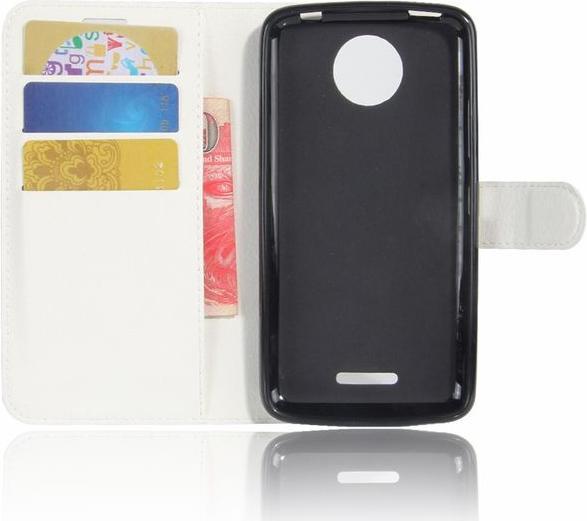 Actual product image MU Classic Leather cover with litchite texture (Motorola Moto C Plus)