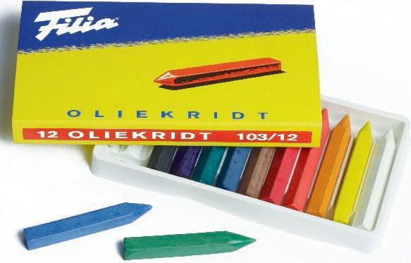 FILA Pastello a olio filia con punta Confezione da 12 pezzi (12 x)