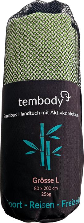 Produktbild Tembo Tembody Bambus Reisehandtuch Grün L