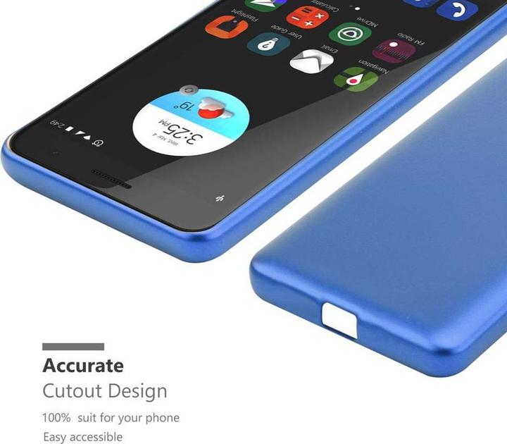 Actual product image Cadorabo TPU Matt Metallic Cover (ZTE Blade V7)