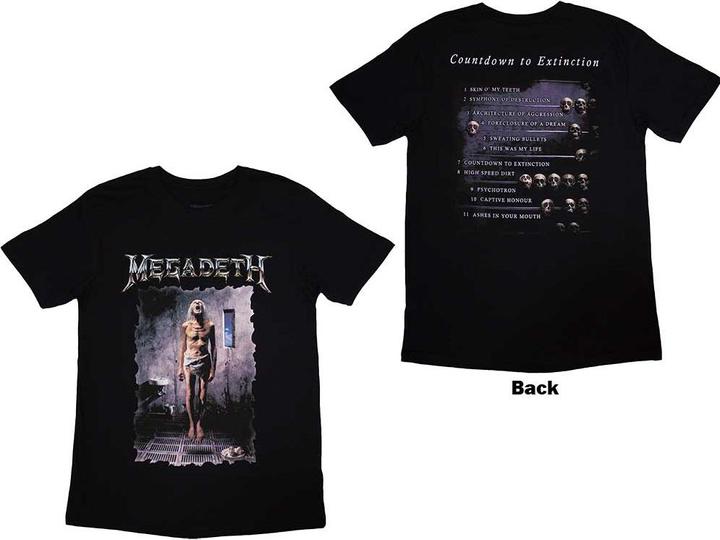 Megadeth Countdown Back Print