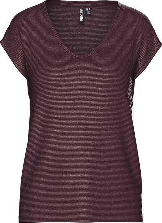 Pieces Pcbillo Tee Lurex Stripes Noos Bc