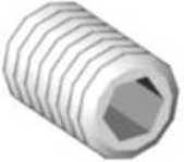 Actual product image Mikado Grub screw M3x5