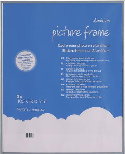 Image du produit Niceday Cadre photo Aluminium 50 x 40 cm Gris (50 x 40 cm)