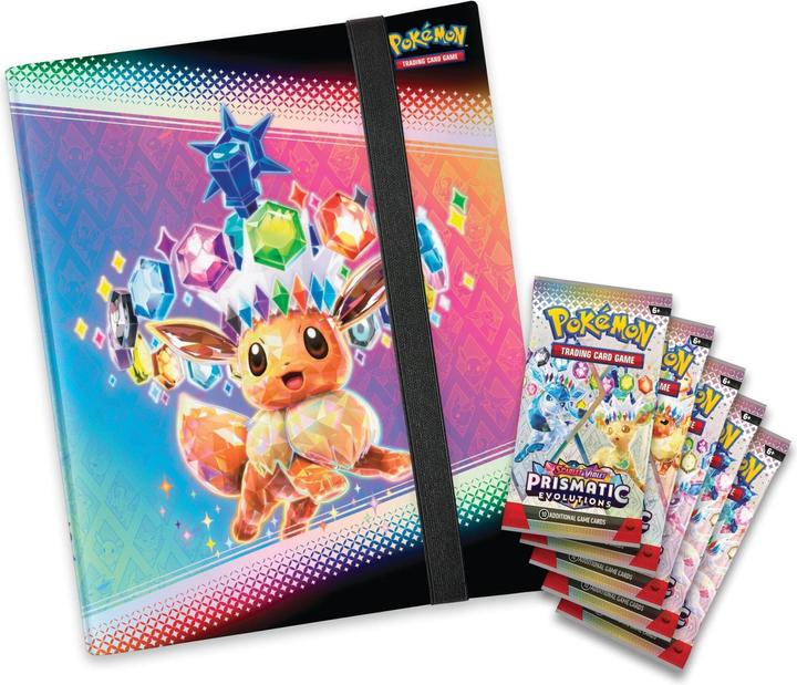 Image du produit Pokémon Collection Prismatic Evolutions Binder (Anglais, Affichage du booster)