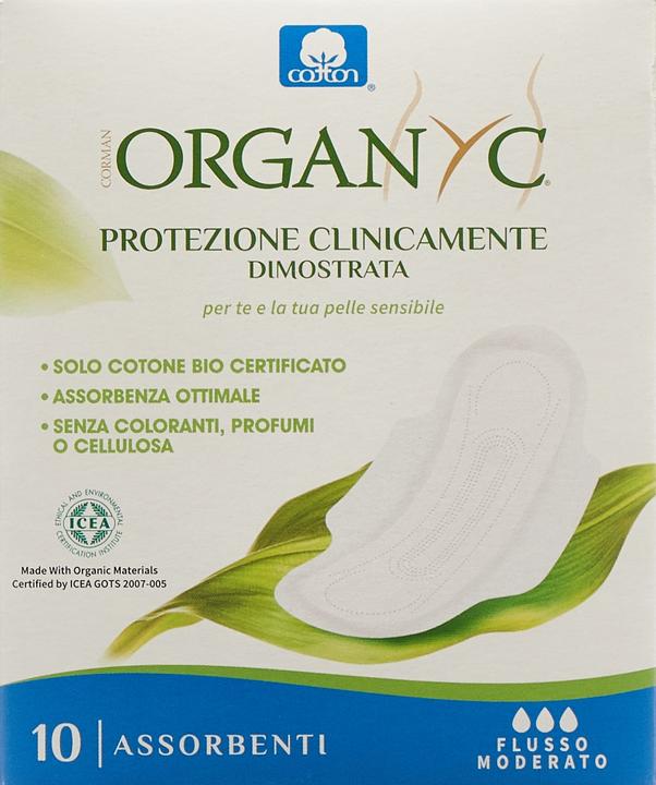 Produktbild Organyc Monatsbinden (10 x, Damenbinden)