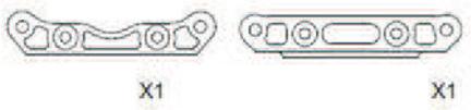 Immagine prodotto Carson Supporto posteriore a forcella inferiore Specter/Montana 1:8
