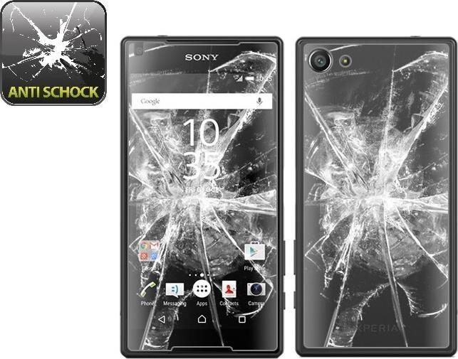 Produktbild Protectorking 4x Panzerfolie Anti-Shock HD Klar (4 Stück, Sony Xperia Z5 Compact)