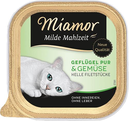 Produktbild Miamor Milde Mahlzeit Geflügel&Gemüse (Adult, 1 Stk., 100 g)